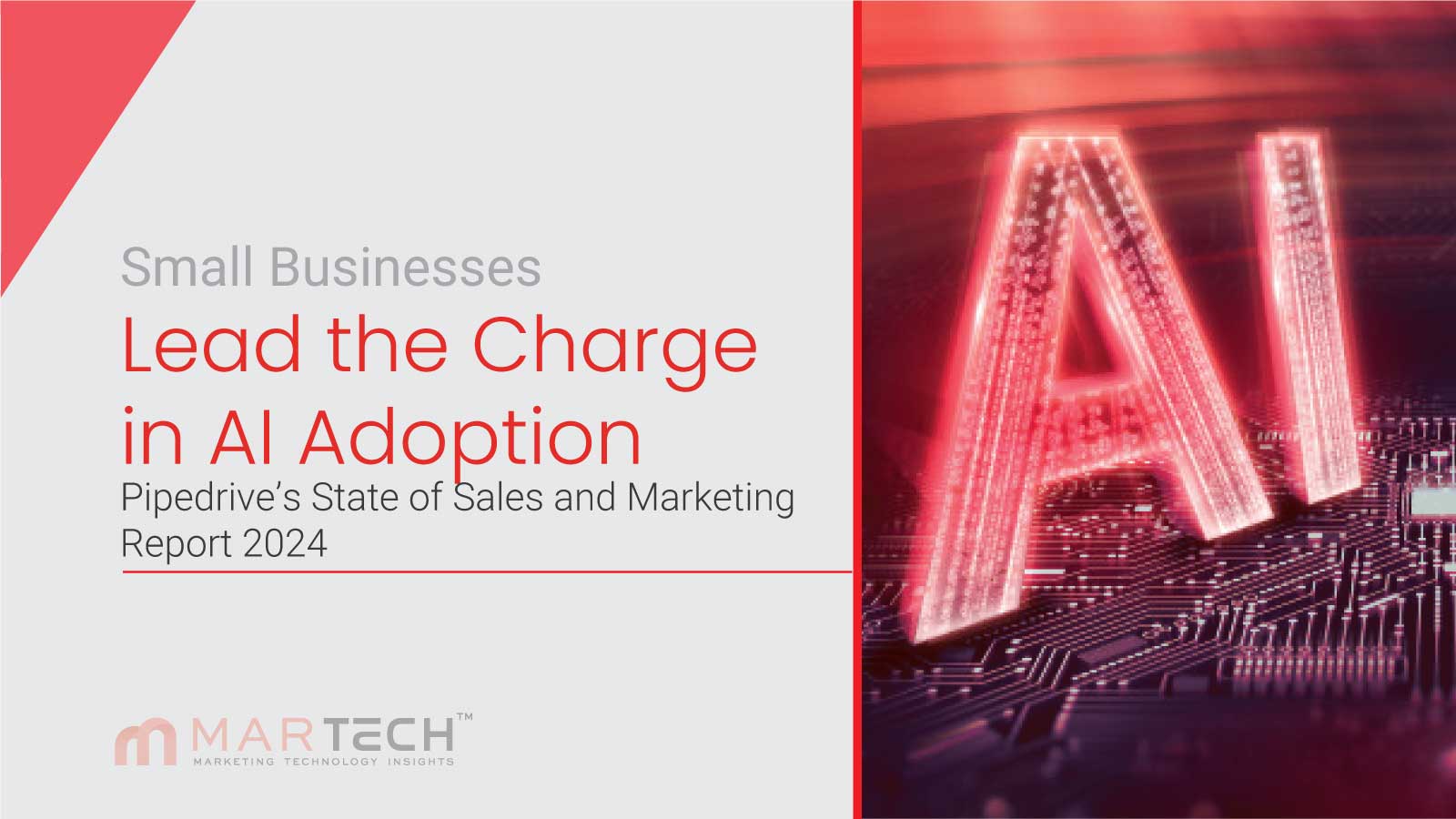 Small Businesses Lead the Charge in AI Adoption, According to Pipedrive’s State of Sales and Marketing Report