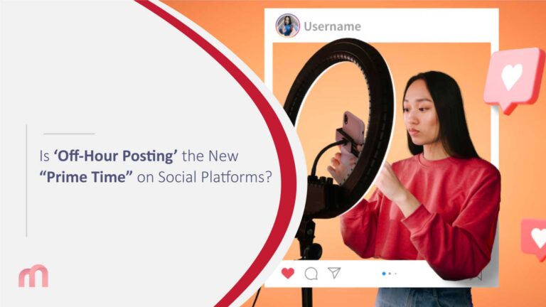 Is ‘Off-Hour Posting’ the New “Prime Time” on Social Media Platforms?